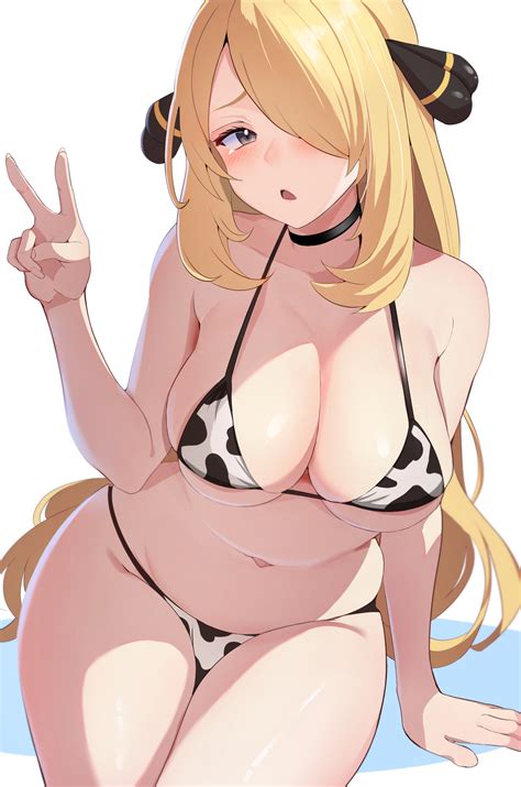 Cow Print Bikini Danbooru