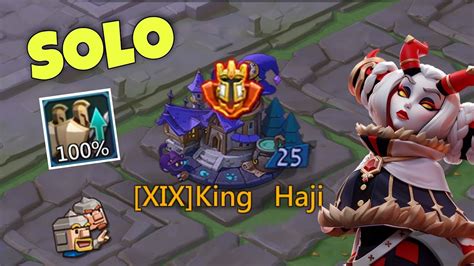 Lords Mobile KING HAJI Account In Action SOLO KVK 100 Army Size