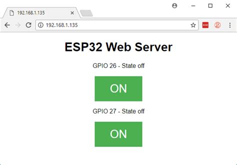 ESP32 Web Server - Arduino IDE | Random Nerd Tutorials