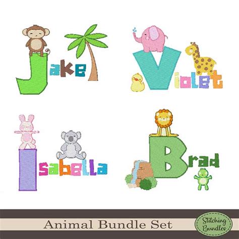 121 Cute Animal Embroidery | Stitching Bundles