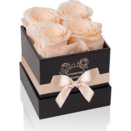 Amazon Glamour Boutique Forever Flower Gift Box Red Real