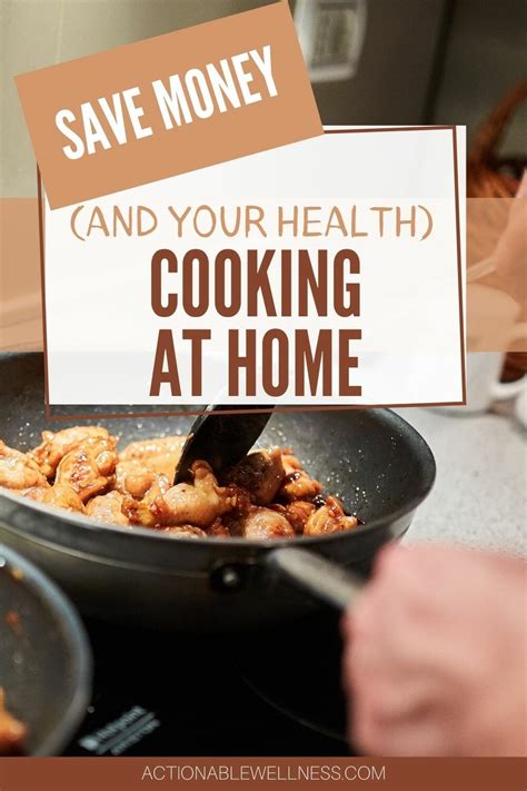 Save Money And Your Health Cooking At Home