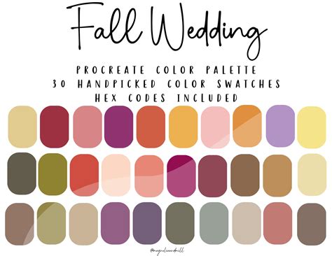 generate color palette for wedding 1