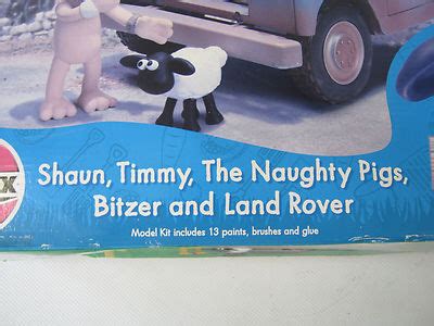 Airfix Shaun The Sheep Landrover Model Kit