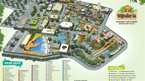 Wonderla Bangalore Park Map Wonderla Amusement Park In Bangalore