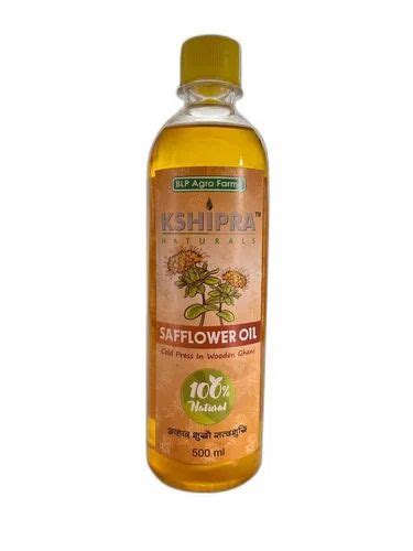 Mono Saturated Low Cholesterol 500ml Kshipra Naturals Safflower Oil 1