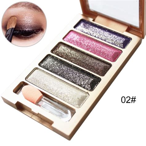 Glitter อายแชโดว Palette กนนำ Smoky Nude Make Up Kit Shimmer Eye