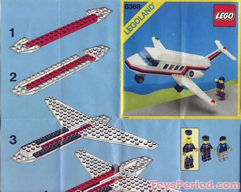 LEGO 6368 Jet Airliner Instructions and Parts List