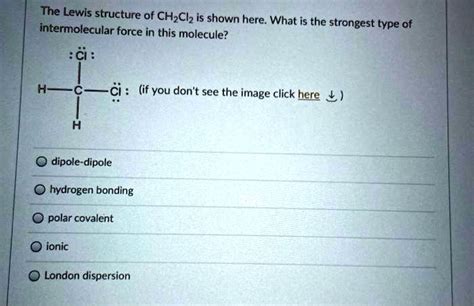 SOLVED: The Lewis structure of CH3Cl is shown here. What is the ...