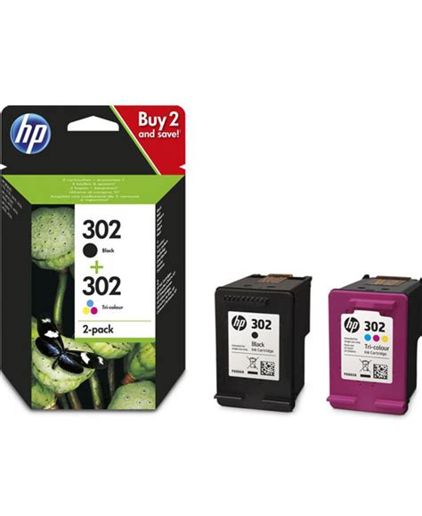 HP 302 Original Pack De 2 Negro Tricolor Cartucho De Tinta SoluCom