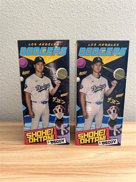 Shohei Ohtani And Decoy La Dodgers Bobblehead New