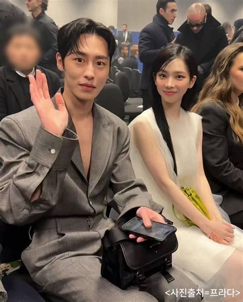 Bertemu Di Acara Fashion Week Karina Aespa Dan Lee Jae Wook Jatuh