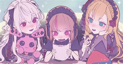 #絵画コウ 恋バナ女子会2024 - 蜂吏のイラスト - pixiv