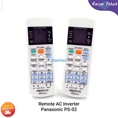 Jual Remot Remote Ac Panasonic Inverter Shopee Indonesia