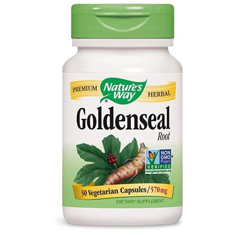 Goldenseal Root Capsules By Nature S Way Goldenseal Goldenseal