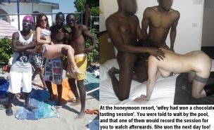 Interracial Cuckold Honeymoon Wife Beach Caps Porn Pictures XXX Photos Sex Images