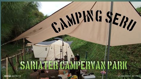 Camping Sariater Campervan Park SUBANG Eps7 YouTube