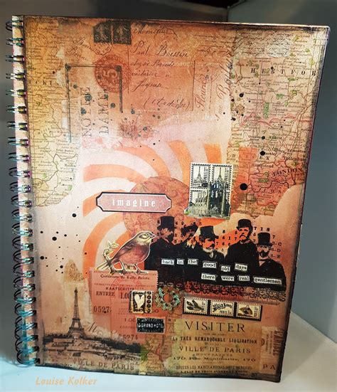 Follow me on my Art Journey: Journal page: Collage 