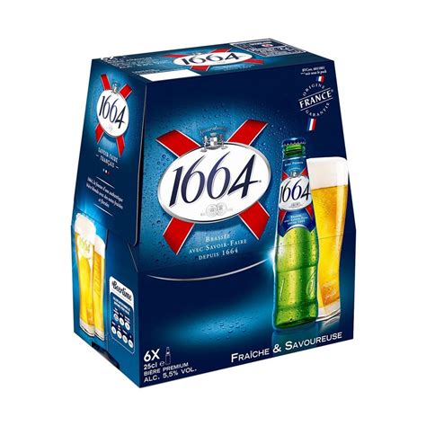 1664 Blonde Verre 4 Packs De 6x25cl