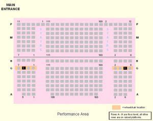 Warner Theatre Seating Maps Torrington Ct