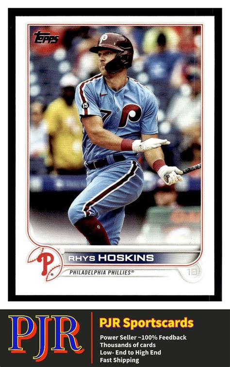 Topps Rhys Hoskins Philadelphia Phillies Ebay