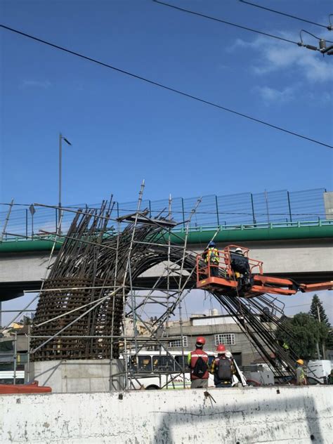 Chilango Colapsa Estructura En El Troleb S Elevado Chalco Santa Martha