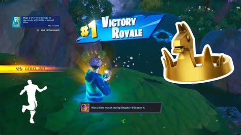 My First Victory Royale Crown Win Fortnite Chapter Season Youtube