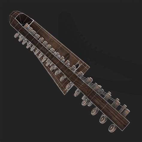 Medieval Harp - 3D Model by Get Dead Entertainment