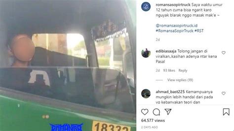 Viral Video Bocah Tahun Nyetir Truk Tronton Sambil Ngerokok Pelaku