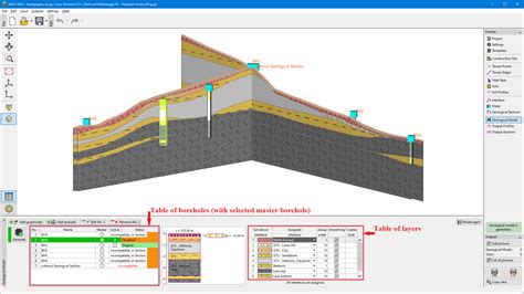 Geological Model Program Stratigraphy Online Help GEO5