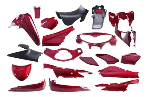 Kit Plasticos Comp Guerrero Dl Motomel Fusion Rojo Piezas