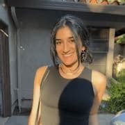 Ellie Thumann Is Rocker Chic In Studded Black String Bikini On SI Swimsuit Runway