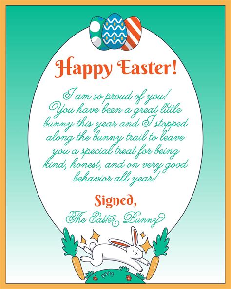Letter From Easter Bunny Printable - prntbl.concejomunicipaldechinu.gov.co