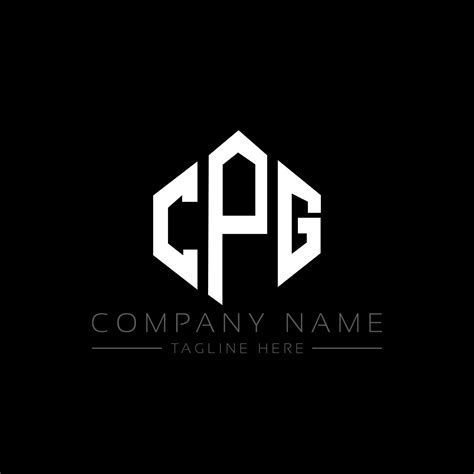 CPG letter logo design with polygon shape. CPG polygon and cube shape logo design. CPG hexagon ...