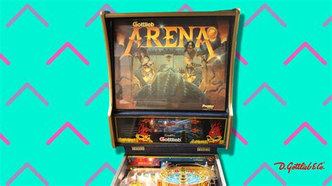 Arena (1987) Pinball Machine by D. Gottlieb & Co.