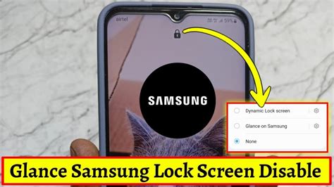 Glance Samsung Lock Screen Disable Samsung Me Screen Lock Kaise