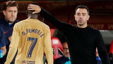 Ousmane Dembélé Xavi se positionne sur son avenir à Barcelone