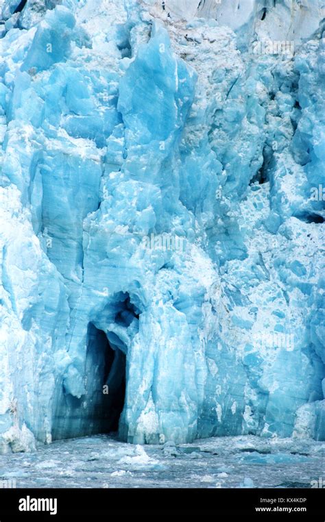 beautiful blue glacier stock photo alamy