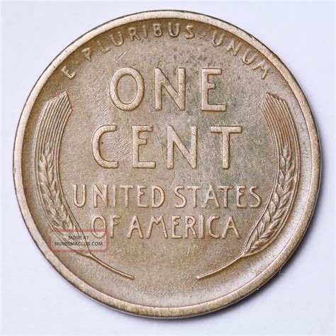 S Lincoln Wheat Cent Penny Choice Au Unc E Cct