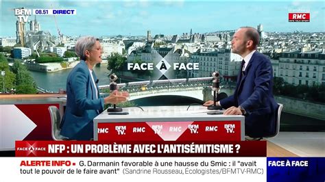 Sandrine Rousseau s emporte face au remplaçant d Apolline de Malherbe