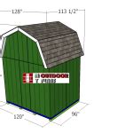 108 Gambrel Shedoverall Dimensions MyOutdoorPlans