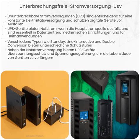 Was Ist Eine Unterbrechungsfreie Stromversorgung USV