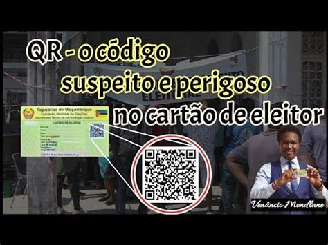 QR Código suspeito e perigoso no cartão de eleitor YouTube