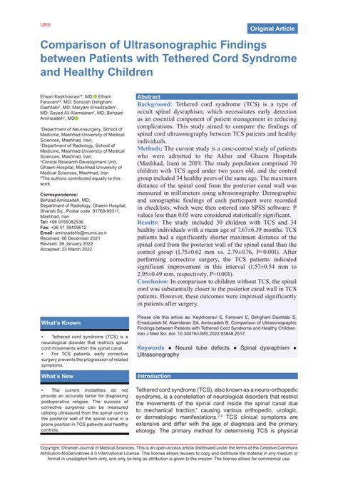 Pdf Comparison Of Ultrasonographic Findings Between Patients With