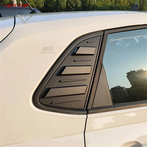 Exterior Rear Windows Triangle Blinds Cover For Volkswagen Vw Polo Plus