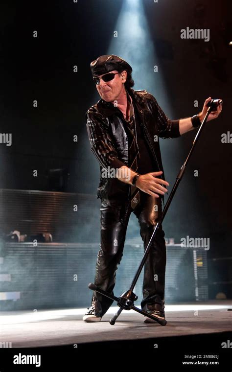 Klaus Meine Singer And Founder Of The German Rockband Scorpions Live