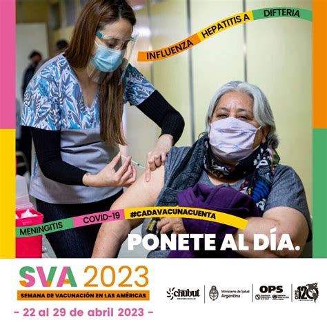 Actividades por la Semana de Vacunación de las Américas 2023 en Chubut