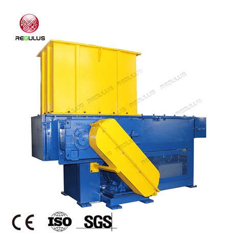 High Output Waste Plastic Rubber Recycling Single Shaft Shredder