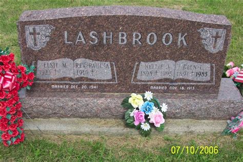 Glen Luther Lashbrook 1891 1983 Find A Grave Memorial