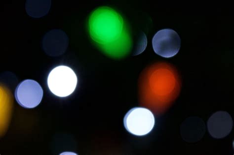 Fotos gratis ligero Bokeh difuminar abstracto noche línea verde